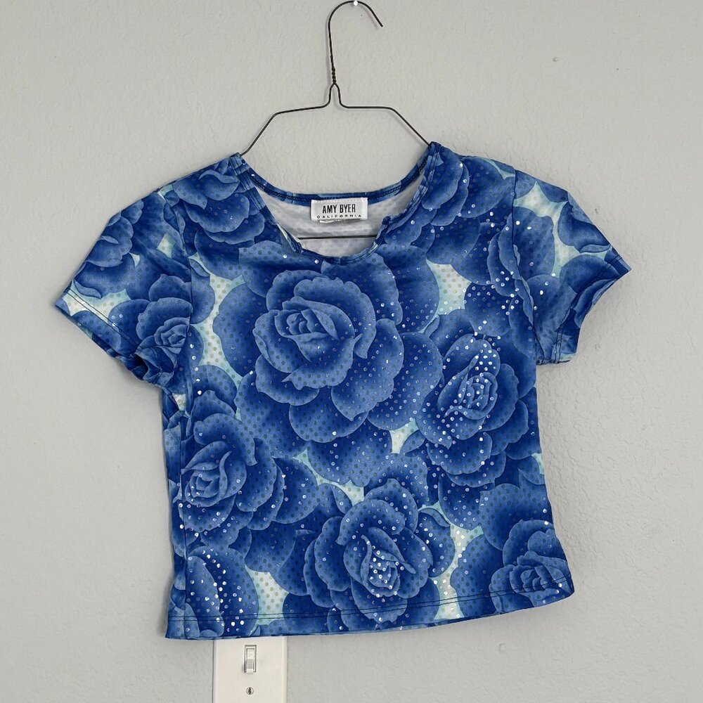 Vintage Sequin Sparkle Baby Doll Tee